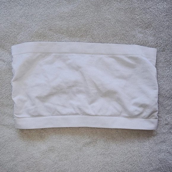 all white brand new Nan Ji Ren stretchy bandeau bra🏳 - Picture 2 of 2